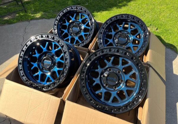 KMC GRS OFF ROAD MIDNIGHT BLUE WHEELS